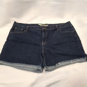 dark wash old navy jean shorts
